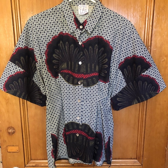 Stella Jean Kimono Sleeve Print Top - Picture 5 of 9